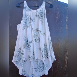 Torrid Light Pink Floral Tank